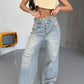 Kasey Waist Detailed Denim
