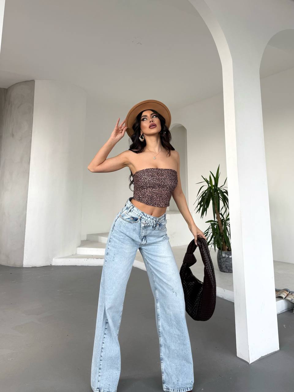 Valleta Asymmetrical Denim (Light wash)