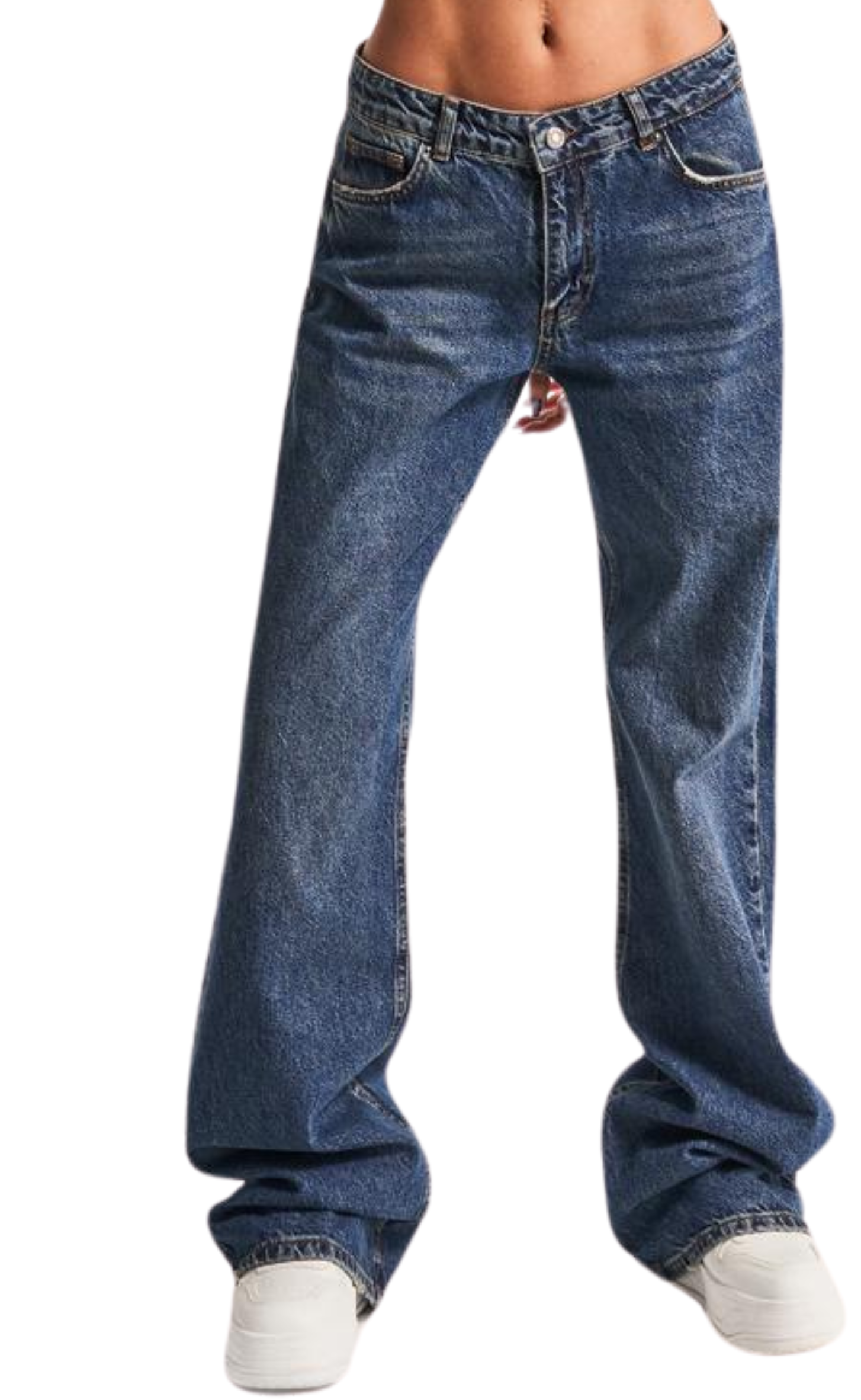 The “medium waist” denim