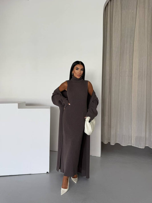 Lianna dress set with cardigan
