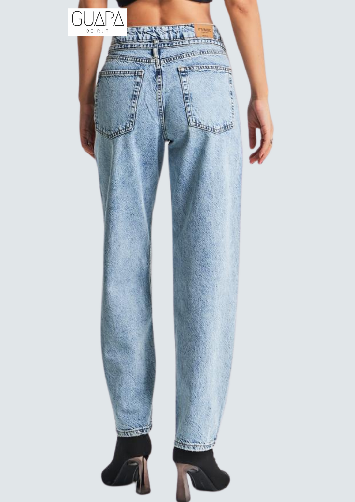 Loreto Denim with belt detail
