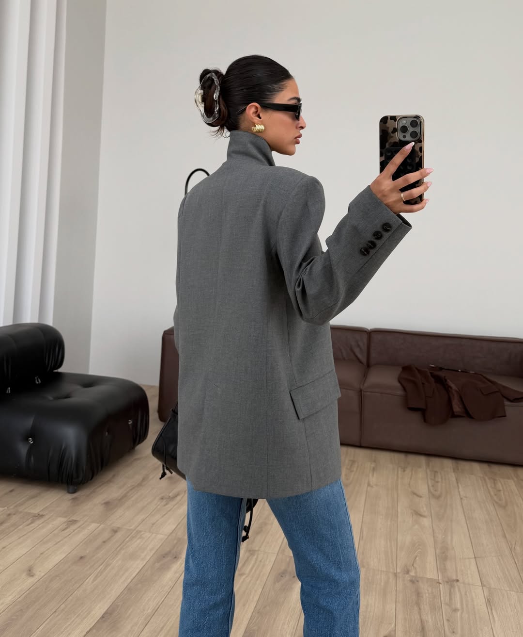 Oyi Asymmetrical Blazer