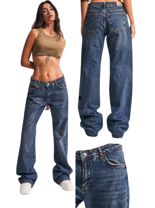 The “medium waist” denim