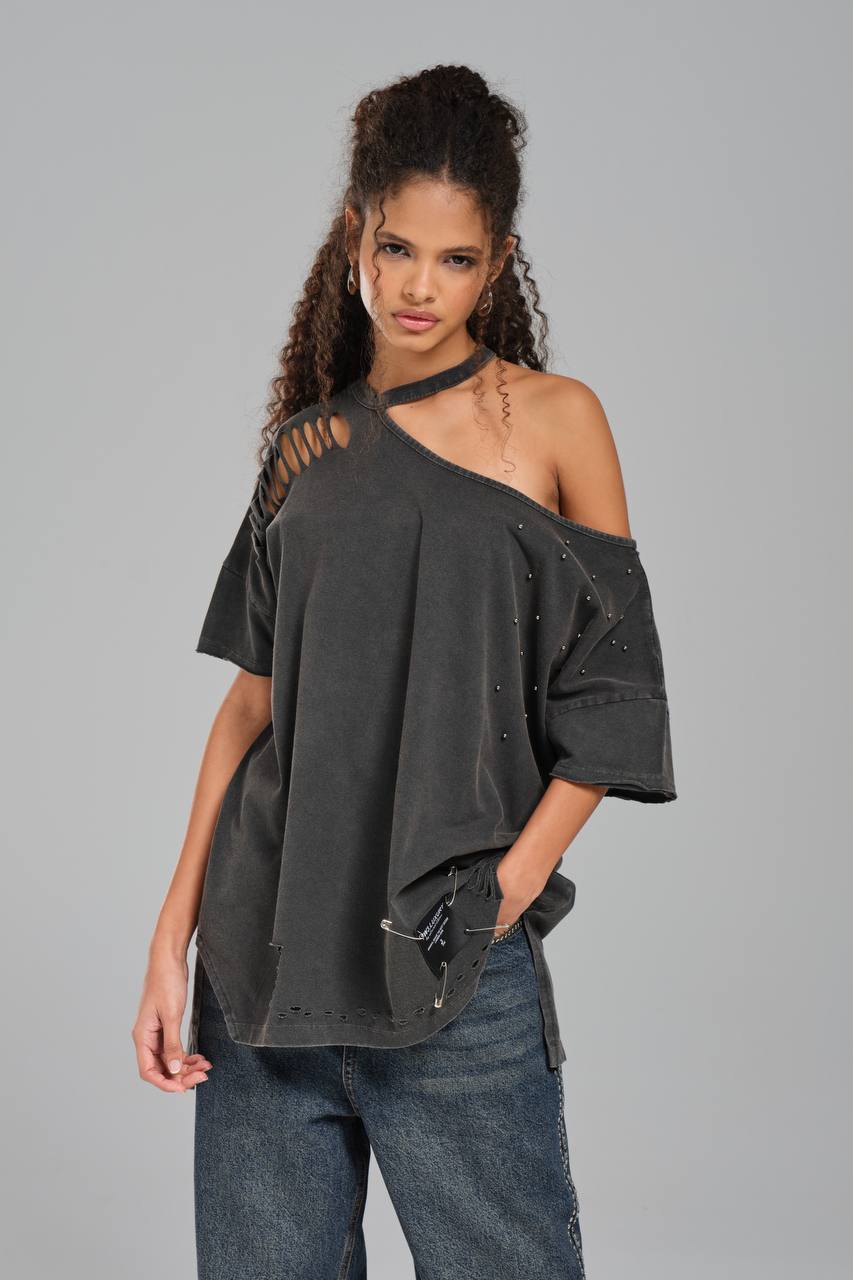 Elena Asymmetrical Tee