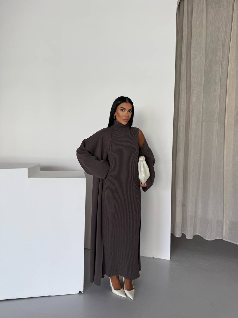 Lianna dress set with cardigan