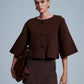 Noma Architectural Sleeve Top