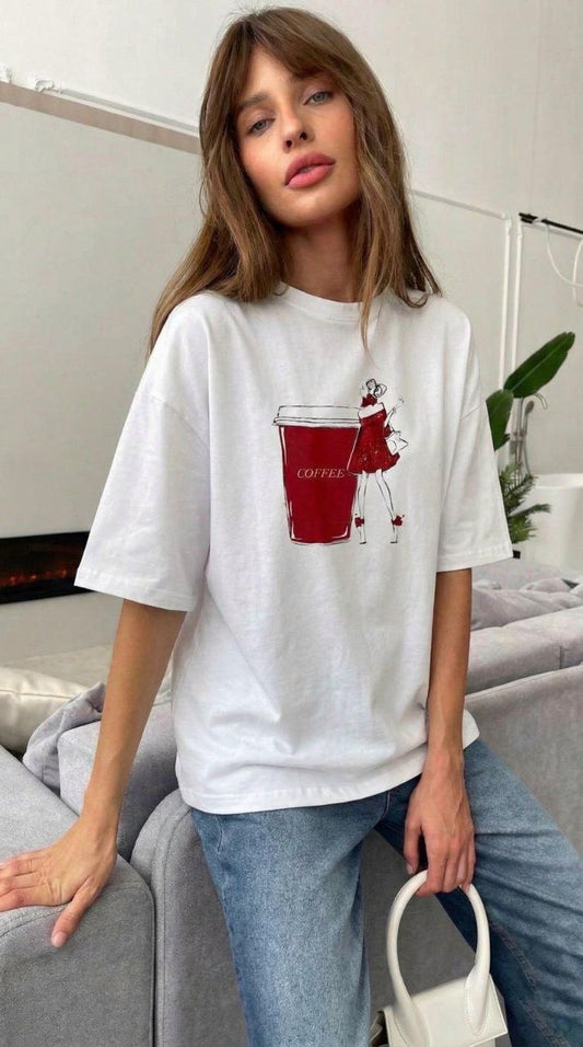 Coffee Addict Ovrszd Tee
