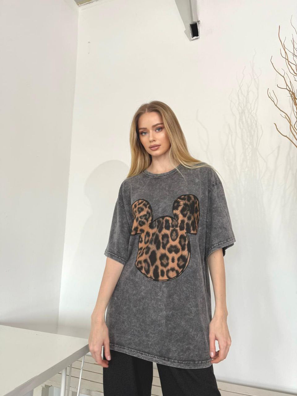 Mickey Leopard Ovszd Tee