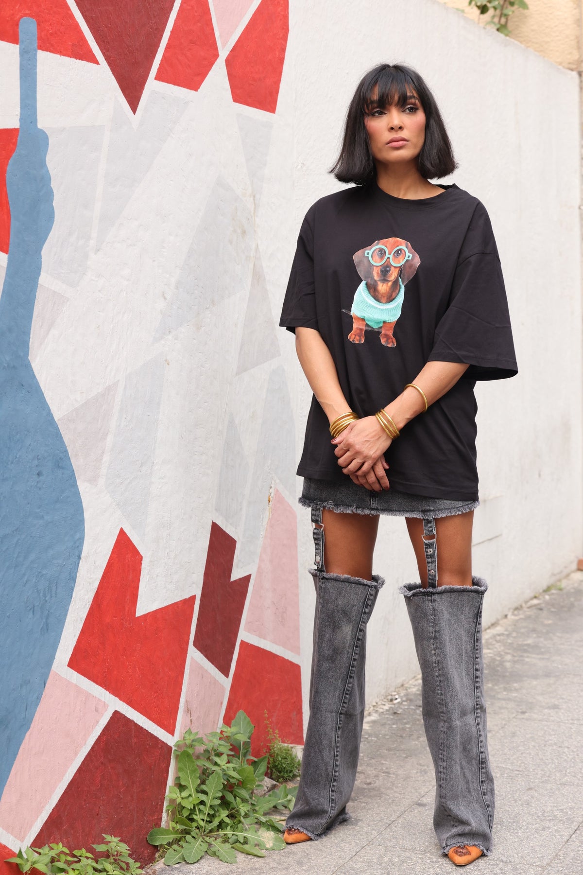 Janice Denim Skirt - Pants