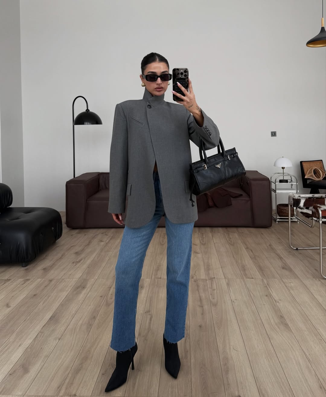 Oyi Asymmetrical Blazer