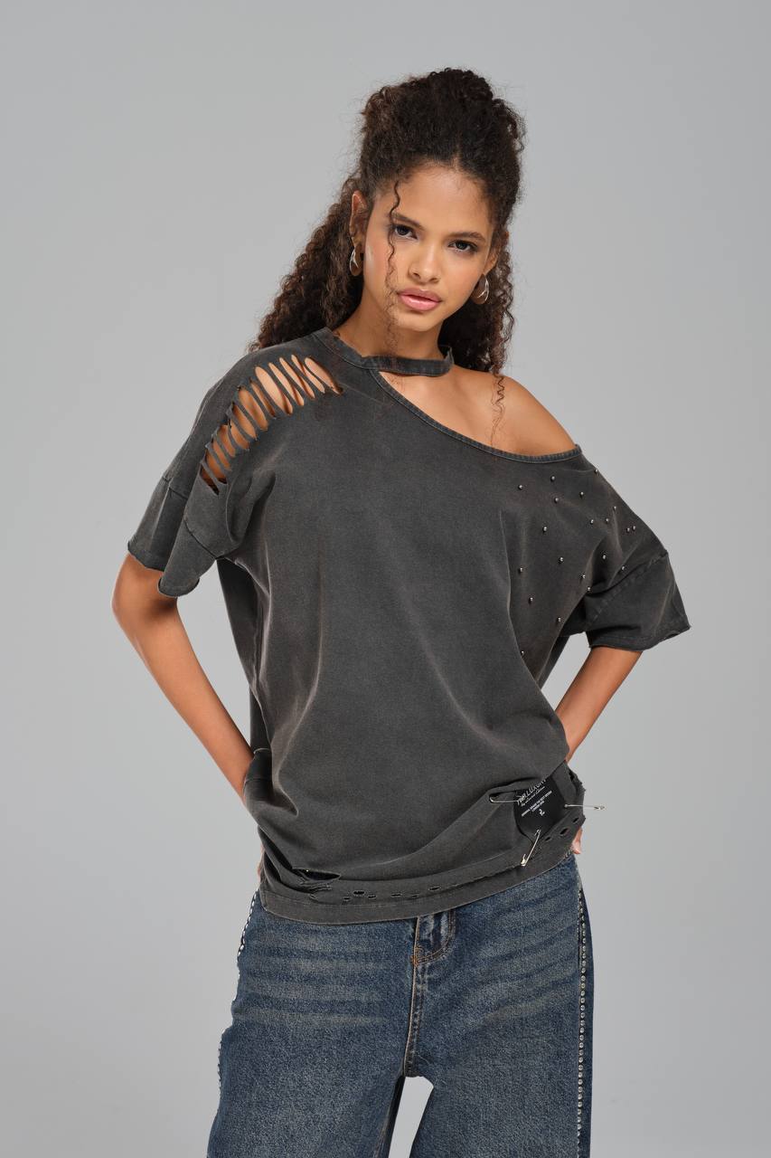 Elena Asymmetrical Tee