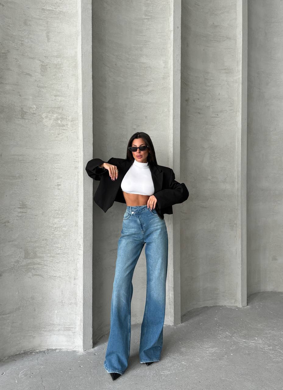 Orla Button Band Denim