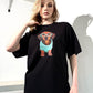 Stylish Dog Oversized Tee