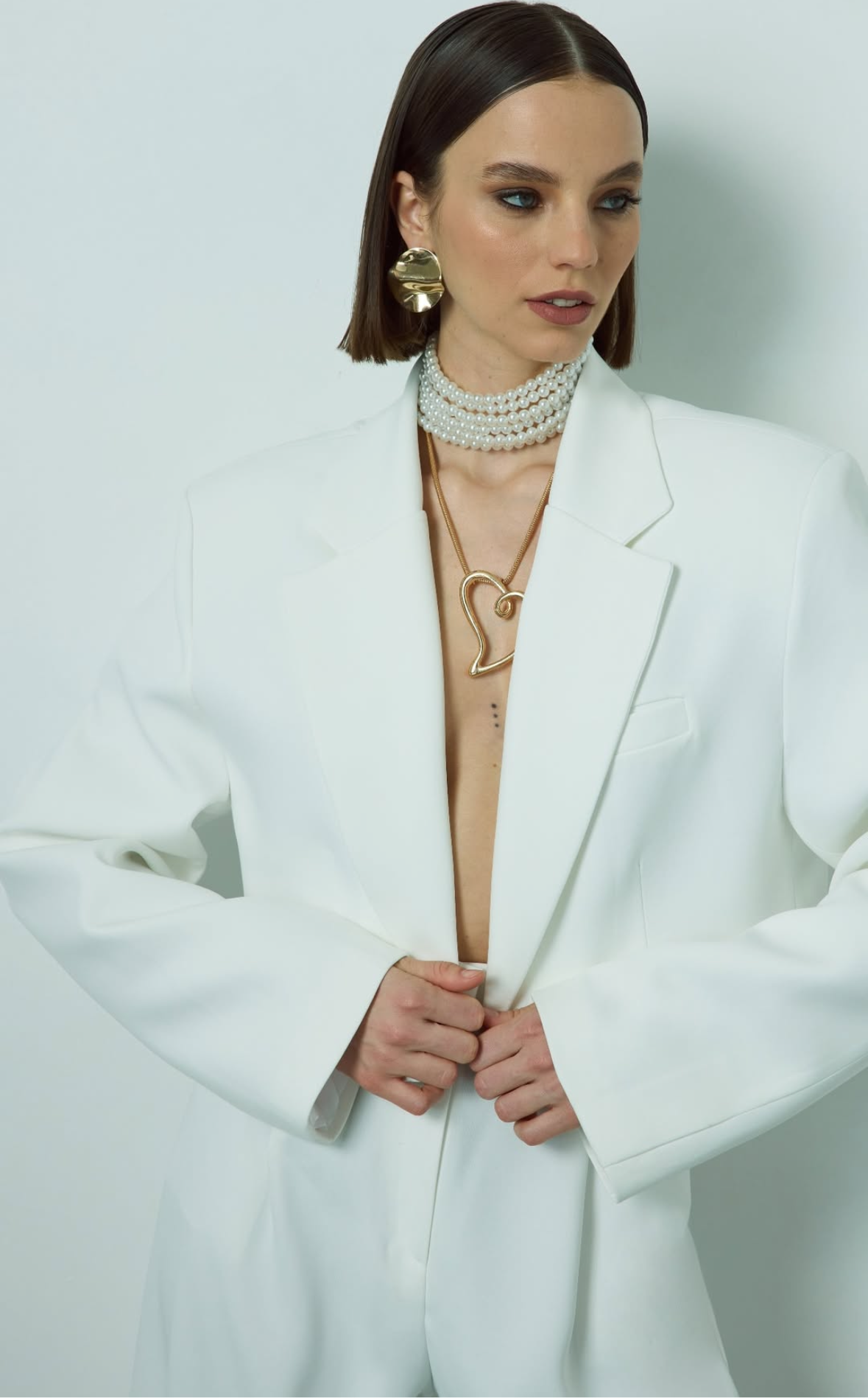 Mexico Premium Cropped Blazer