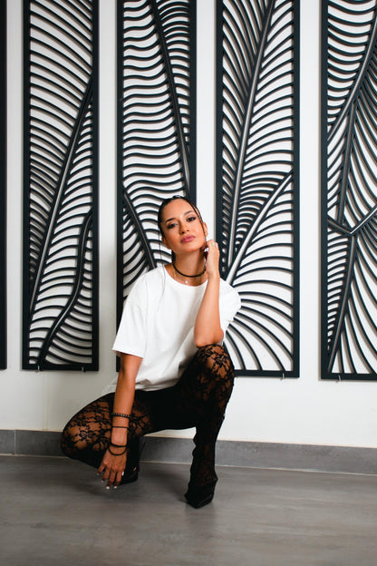 Malmo Lace Pants - Straight Cut